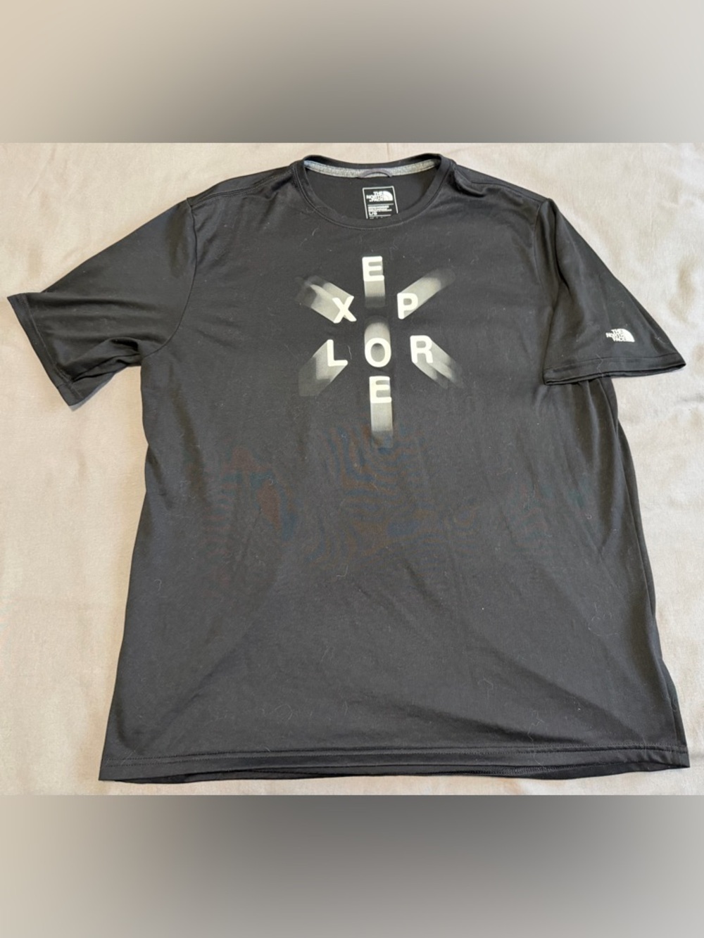 The North Face Shirt Activewear Explore Logo Outdoor Hiking Men’s Large